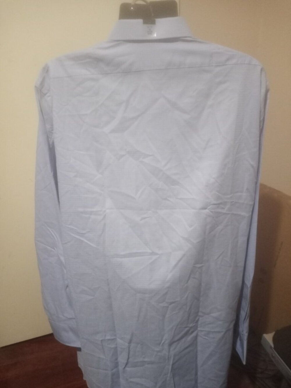 New Shaquille O'Neal XLG Tall Fit Blue Dress Shirt Men's (3XL) 19 37/38 NWT - Picture 8 of 14